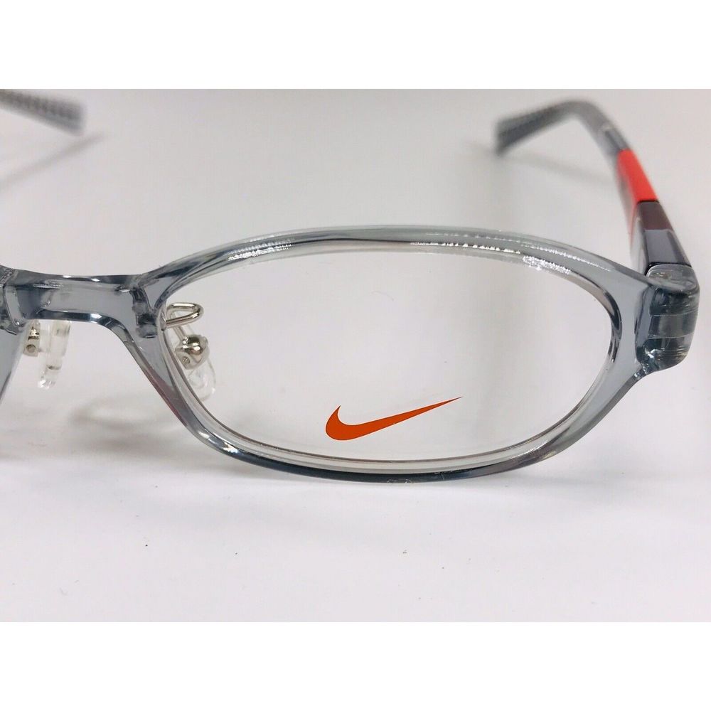 New KIDS NIKE 5008AF 032 Grey & Red Eyeglasses 47mm with Nike Case - Picture 8 of 12